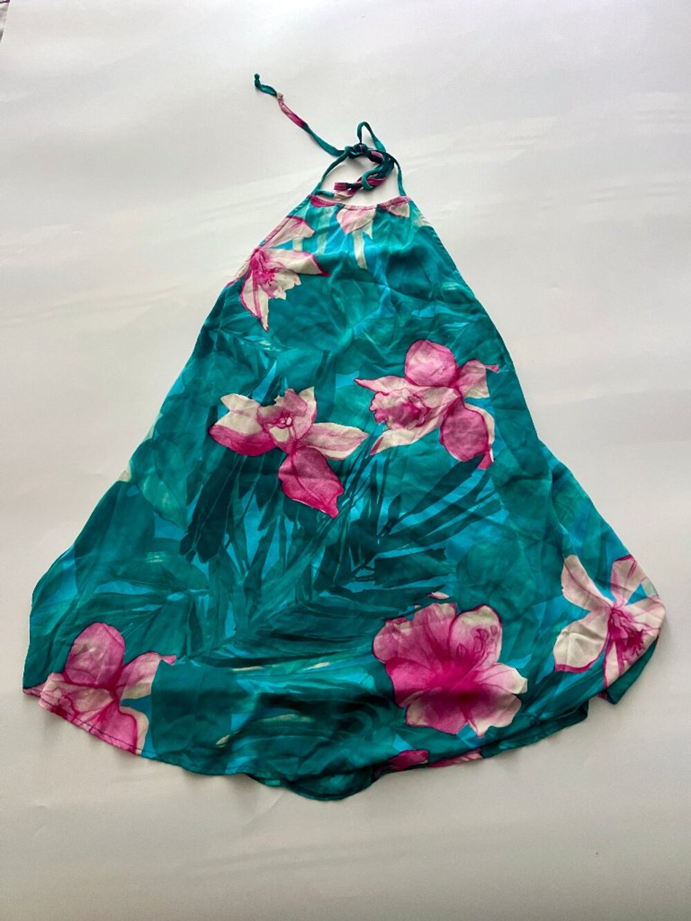 Show Me Your Mumu tie on sleevless dress green with floral design